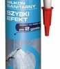 SILIKON SANITARNY SZYBKI EFEKT 280ML BIAŁY