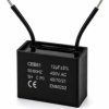 Kondensator silnikowy 12uF 450VAC CBB61 rozruchowy przewody