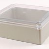 ABS enclosure, (L x W x H) 250 x 200 x 95 mm, light gray (RAL 7035), IP65, RP1615C