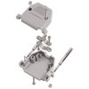 Encitech 2360-0102-31 D-Sub Housing 9-pin Plastic 180° Light Grey