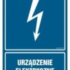 ZNAK - HG016 Urządzenie elektryczne 20 x 30 cm FN - Folia samoprzylepna