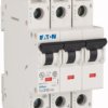 Wyłącznik nadprądowy MCB, Typ D, 3-biegunowy, 16A, 240 → 415V, 60V, na szynę DIN, Eaton