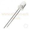 LED - 5mm cool WHITE round top (C513A) - Cree