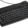 Miniklawiatura kulkowa przewodowa, kolor: Czarny, PS/2, QWERTY (Wielka Brytania), RS PRO