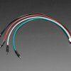 Adafruit JST PH 2mm 4-Pin to Male Header Cable - I2C STEMMA Cable - 200mm