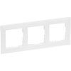 Legrand 765173 Seano Frame Faceplate Ultra White 3-Way 87x229mm