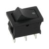 Przełącznik klawisz 230V 6A 2-poz 15x21x24mm 1-tor 1xNO+NC czarny MK1012C / 2920