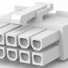 Socket housing, 10 pole, pitch 4.2 mm, straight, natural, 1-1969597-0