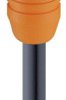 Sensor actuator cable, M12-cable socket, straight to open end, 4 pole, 2 m, PVC, orange, 4 A, 11411