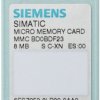 Karta pamięci Siemens Karta pamięci C7, ET200S, S7-300 6ES7953-8LP31-0AA0 0.94 x 0.05 x 1.26 cala