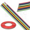 Kabel telekomunikacyjny wstążkowy TLWY 12x0,5mm2 kolorowy 150V montażowy linka Technokabel