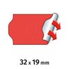 30007361 Price labels, 32x19 mm, permanent, red, 5000 pieces