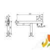Uchwyt antenowy - obejma kominowa OK-50W13, DIPOL