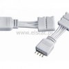 Złącze do taśm LED RGB z przew 4cm wtyk 4 pin