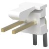 Pin header, 2 pole, pitch 2.54 mm, angled, natural, 3-641216-2