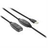 Przyłącze USB 2.0 A wtyk - A gniazdo+wzmacniacz 25m VLCRP6025