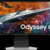 LS49DG954SUXEN 124 cm curved smart monitor, OLED, USB, loudspeaker, silver