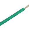 Przewód; silikonowy; SIF; 1 żyła; linka; Cu; 1,00mm2; zielony; silikon; ciepłoodporny; bezhalogenowy; -60...+180°C; 300/500V; zw