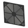 Kratka wentylacyjna, Czarny, ABS, 200 x 200mm 200mm