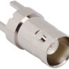 BNC panel socket 50 Ω, solder connection, straight, 031-5329-51RFX