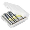 4-Slot Storage Box for AA/AAA Batteries