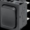 01839.3512-02 Rocker switch ON-OFF-ON, 2-pin, black