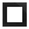 SIMON 55 Ramka 1 pojedyncza Nature szkło classic czarne TRN1/182 KONTAKT SIMON