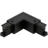 Łącznik L szynoprzewodu lewy czarny LUMICANTO 210653 LED LINE