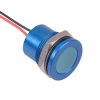 Q22F5ABXXB110E Blue Flush 22mm 110VAC LED Panel Indicator IP67 APEM