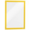 Durable 487204 Duraframe Ad Frame Self-Adhesive A4 Yellow 236X323mm 2Pieces