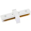 Łącznik Prosty Biały do Listw Szynowych Jednofazowych - Szynoprzewodów
