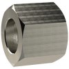 Cap nut, L 13 mm, 25 bar, brass, nickel-plated, for pipe systems, 138488