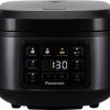 Ryżowar Panasonic Reiskocher czarny nie zawiera BPA, przenośny, z funkcją timera, można myć w zmywarce, z funkcją gotowa