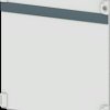 Headroom door, rectangular, sheet steel, (W x H x D) 600 x 675 x 25 mm, light gray, 8PQ2067-6BA01