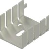 Finger shaped heatsink, (L x W x H) 33.8 x 25.4 x 12.7 mm, 20 K/W, black anodized, 10034980
