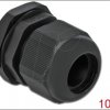 60220 Cable Gland, PG19, 10 pieces, black
