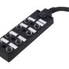 Rozgałęźnik, PIN: 5, wejście: 8 x M12 gniazdo żeńskie, na przewodzie 5m, 24V, 2A DB12-5A8CAB-DPS7B05