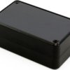 ABS enclosure, (L x W x H) 104 x 65 x 40 mm, black (RAL 9005), IP54, RL6015BK