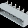 231-436/001-000 Pin header, angled, 6-pin, RM 5.0 mm