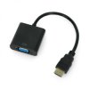 Konwerter HDMI do VGA + audio HD31A z przewodem