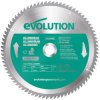 Evolution A255TCT-80MS Aluminium Cutting Mitre Saw Blade 255 x 25.4mm x 80T