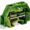 2-wire end terminal, spring-clamp connection, 0.08-1.5 mm², 1 pole, 18 A, 6 kV, yellow/green, 260-327