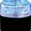 Sygnalizator akustyczny z lampą sygnalizacyjną 12 → 24 V. Niebieski AC/DC IP65 Montaż na podstawie 105dB
