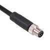 5 Way M8 Prewired Male Industrial Circular Connector IP67 3A