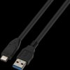 4310-COAX-3,0M USB 3.0 cable, A connector to C connector, coaxial, 3.0 m