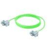 kabel LAN Weidmüller 8815100000, 1 szt., RJ45, CAT 6a, S/FTP, 5.00 m, zielony