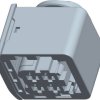 TE Connectivity Obudowa złącza pin żeńskiego na kabel HDSCS, MCP Ilość pinów 4 2-1418390-1 1 szt.