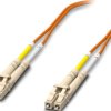 FO patch cable, LC duplex to LC duplex, 10 m, OM1, multimode 62.5/125 µm, 1146520