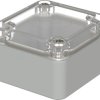 PC enclosure, (L x W x H) 52 x 50 x 35 mm, light gray/transparent (RAL 7035), IP65, 02205400