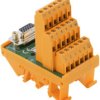 Transfer module, 44 pole, 1 A, 125 V, 1428150000, RS SD44F HD UNC4.40 S